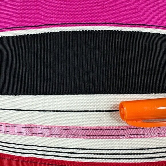 Talbots Women's NWT Pink Black Striped Ribbon Career Pencil Skirt Size 4P/W30 - Picture 12 of 15